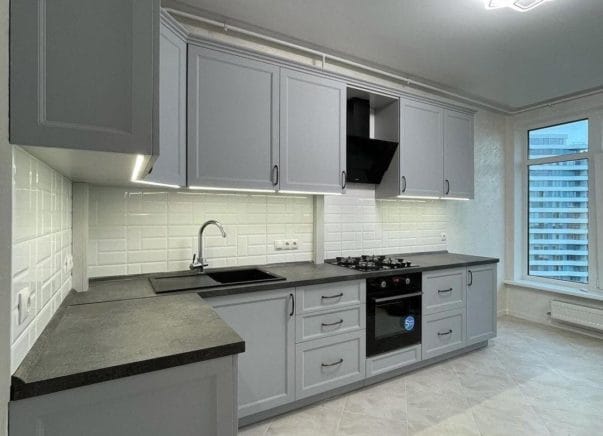 Угловая кухня Матте 1,4х3,4 м
